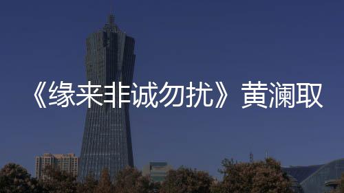 《缘来非诚勿扰》黄澜取经陈道明 “女性独立论”引热议 女性你就失去了一份独立