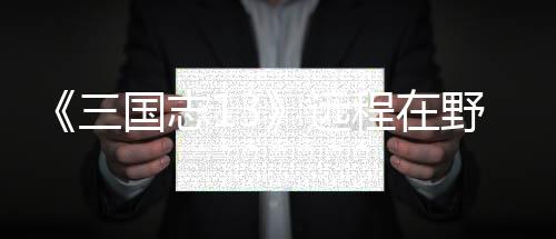 《三国志13》远程在野武将录用攻略 有个推举的国志选项