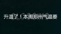 升温了！本周郑州气温要冲破23℃ 赶紧洗衣晒被