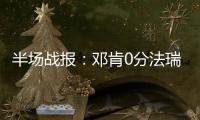 半场战报：邓肯0分法瑞德砍13+6 马刺51