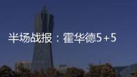 半场战报：霍华德5+5汤普森15分 勇士50