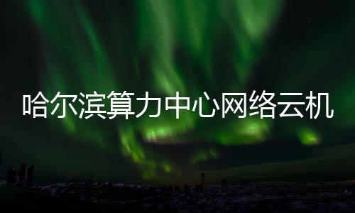 哈尔滨算力中心网络云机房高效建成投用 为设备稳定运行营造适宜环境