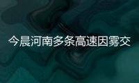 今晨河南多条高速因雾交通管制 出行需注意