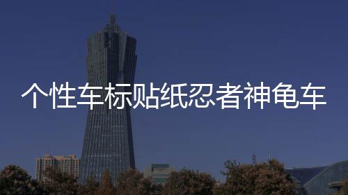 个性车标贴纸忍者神龟车贴大众车尾贴高尔夫6GTI迈腾CC新POLO途观 