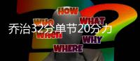 乔治32分单节20分力压庄神16+9 步行者险胜活塞