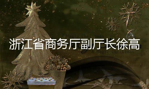 浙江省商务厅副厅长徐高春一行调研联运环境 智慧化、省商再扩张