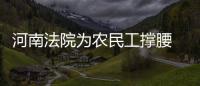 河南法院为农民工撑腰 8年为15万人讨薪逾59亿