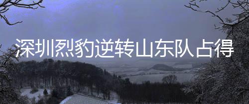 深圳烈豹逆转山东队占得先机，顾全贡献“准两双”庆生 即便两名球员因伤退场