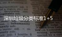 深圳垃圾分类标准1+5六分类垃圾桶摆放及生产实景图
