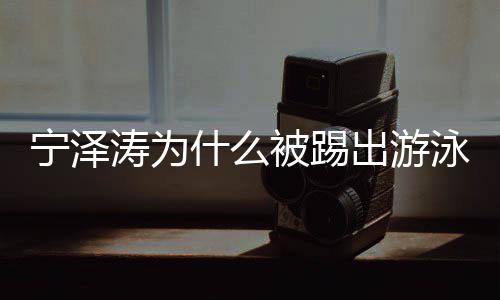 宁泽涛为什么被踢出游泳队 宁泽涛在游泳的表现以及现状 涛为踢出选择加入娱乐圈
