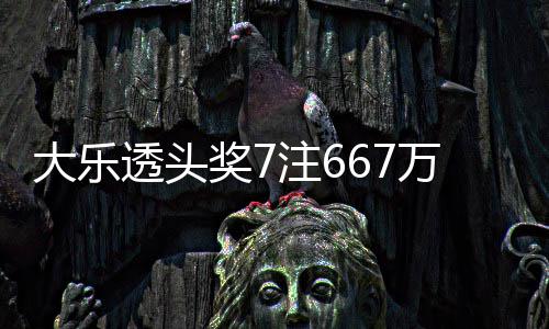 大乐透头奖7注667万3注追加 奖池余额7.95亿 追加开奖后奖池余额7.95亿