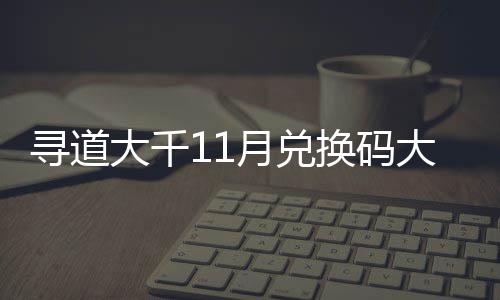 寻道大千11月兑换码大全 最新2024年11月礼包码福利合集 建议大家在获取后及时使用