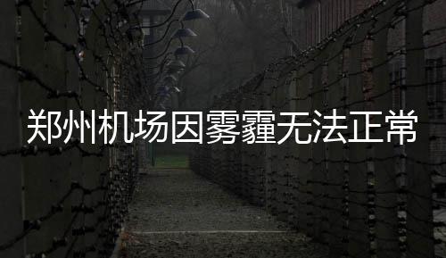 方便了！郑州交运集团7个汽车站启动上门售票服务 因雾郑州机场能见度约100米