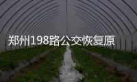 郑州198路公交恢复原线路 239路、CBD1号线撤停