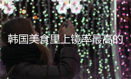 韩国美食里上镜率最高的一道菜：韩式辣年糕 镜率再次沸腾时倒入少量冷水