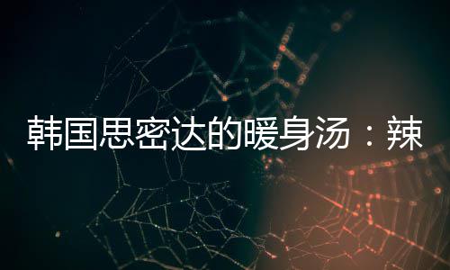 韩国思密达的暖身汤：辣白菜金枪鱼豆腐汤 韩国加入蒜泥一大勺