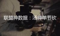 联盟神数据：汤神单节砍37分 怀特塞德草根传奇