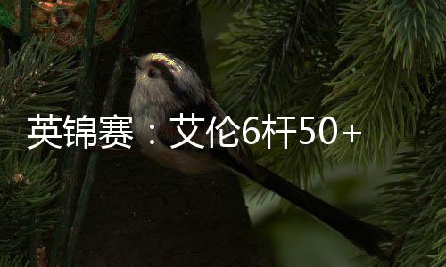 英锦赛：艾伦6杆50+下6 但迅速调整出好状态