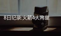 8日纪录:火箭4大将里程碑 诺天王1数据历史前10
